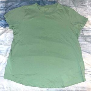 Madewell green t-shirt